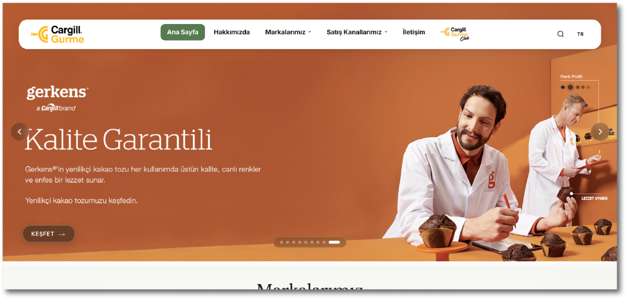 Cargill Gurme Gerken’s website banner